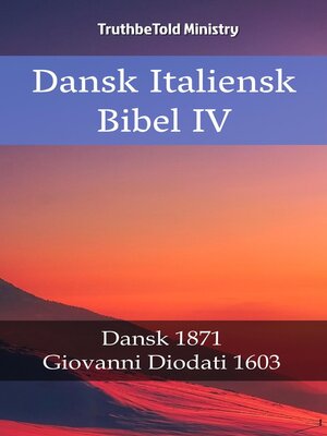 cover image of Dansk Italiensk Bibel IV